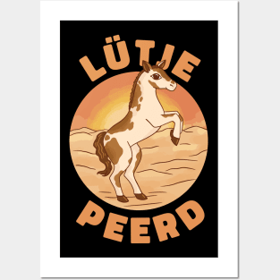 Lütje Peerd Low German Little Horse Posters and Art